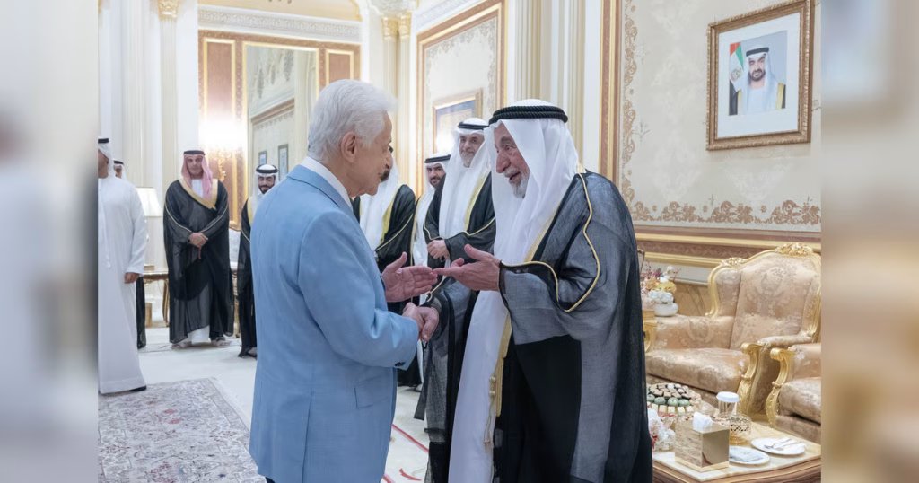Look: Sharjah Ruler receives Eid Al Fitr well-wishers