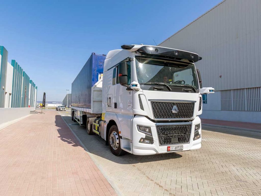 ITC oversees first pilot operation of autonomous trucks in Abu Dhabi