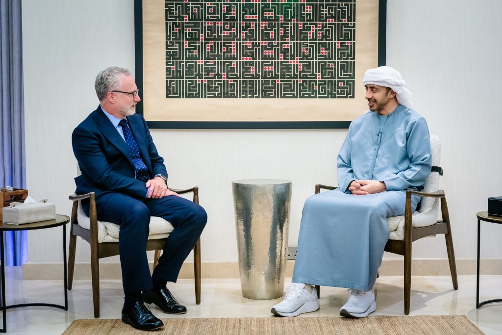Abdullah bin Zayed receives Canadian Prime Minister’s Senior Advisor on Foreign, Defence & Security Policy