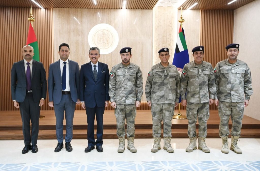 Abu Dhabi Police Chief meets Indian ambassador