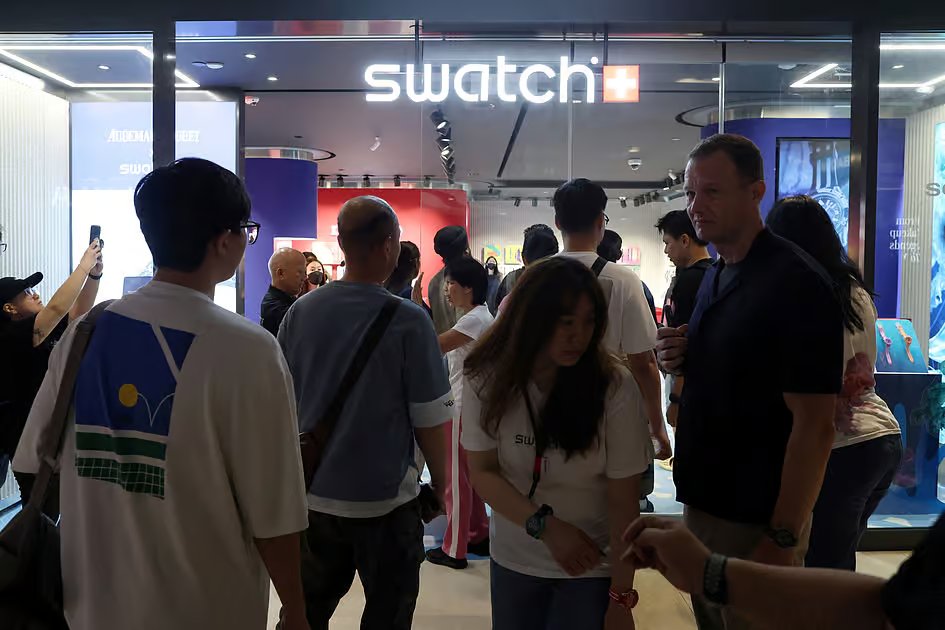 Swatch’s ‘Royal Pop’ launch sparks buying frenzy as resale prices surge