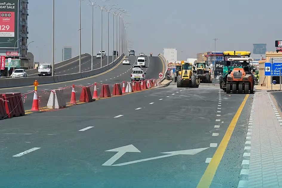 E11 road near Etihad Bridge in Ras Al Khaimah temporarily closed for maintenance works