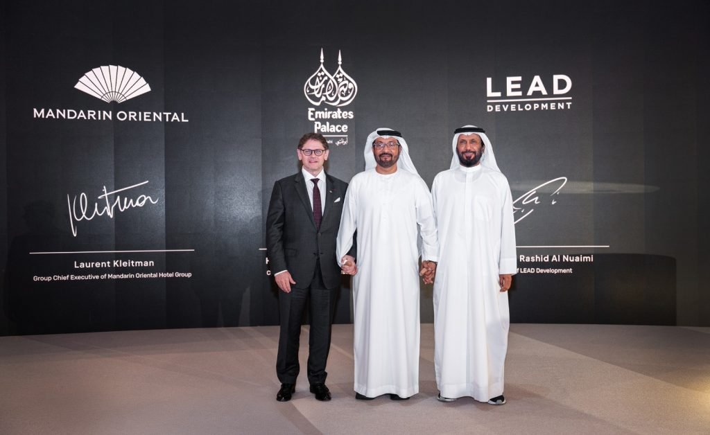 Emirates Palace Company, partners launch Emirates Palace, Mandarin Oriental Mansions Abu Dhabi