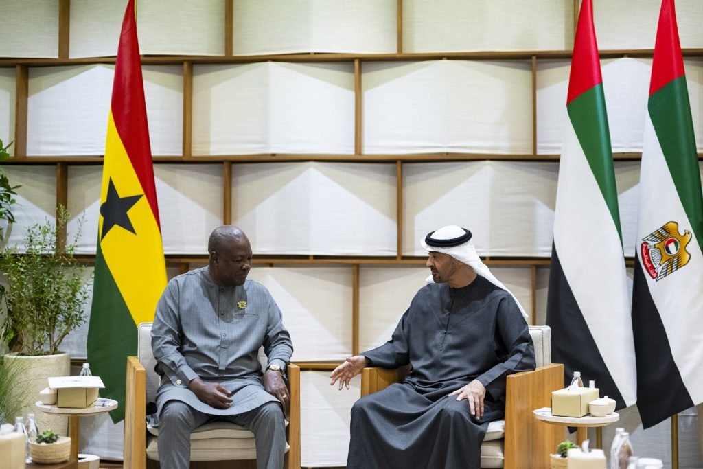 Presidents of UAE and Ghana discuss strengthening cooperation