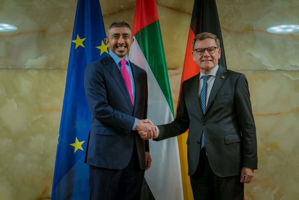 Abdullah bin Zayed meets German FM in Berlin