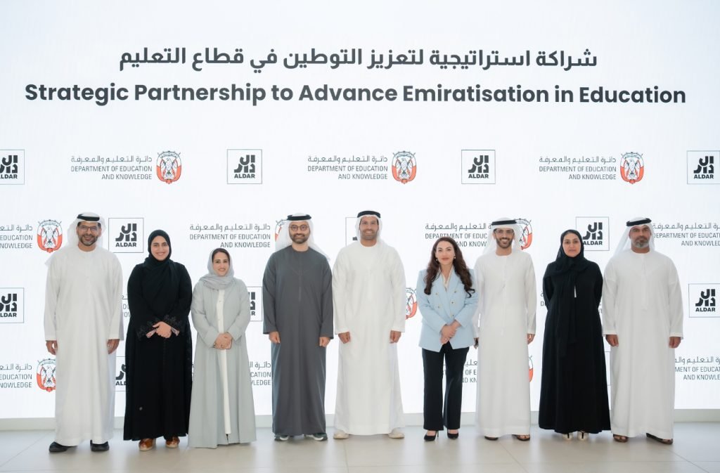 ADEK, Aldar sign first of its kind public-private partnership to advance Emiratisation in education
