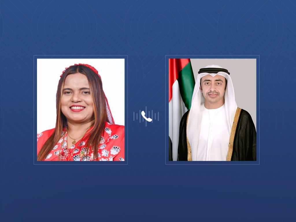 Abdullah bin Zayed congratulates Maldives Foreign Minister by phone, discusses bilateral ties