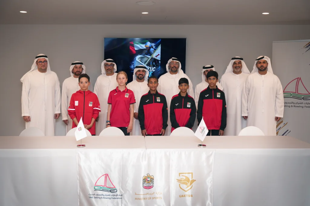 UAE Committee for Talent signs five agreements to integrate new athletes into modern sailing development programmes