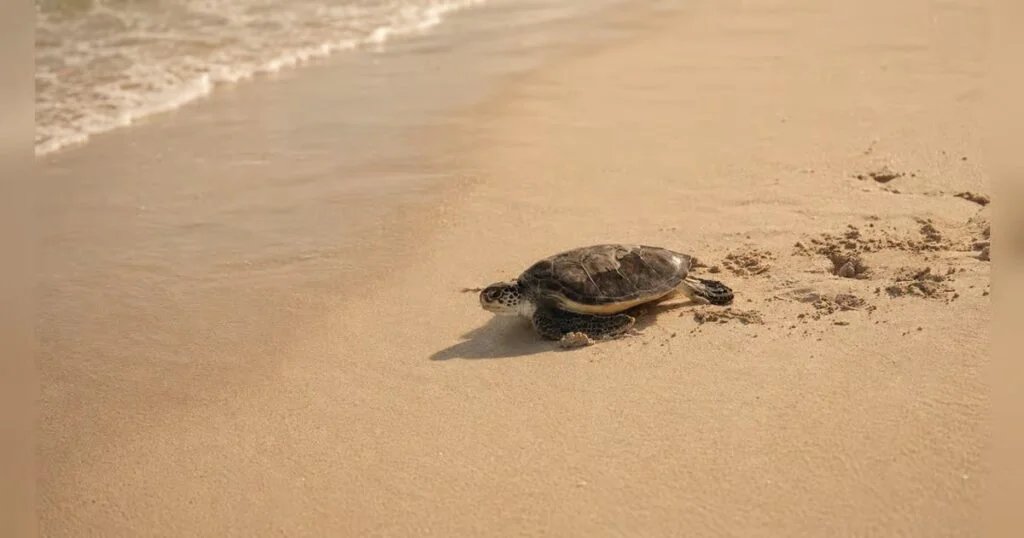 Jumeirah releases 23 turtles into the Arabian Gulf, including one-flipper survivor ‘Foxy’