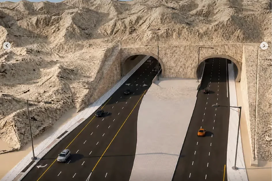 Abu Dhabi begins Dh291 million Al Ain road-tunnel project through Naqfa mountain