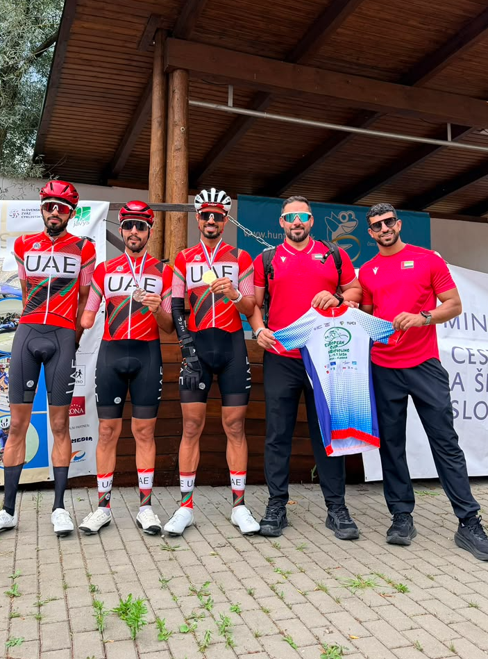 Gold, silver medals for UAE at European Para-Cycling Cup in Slovakia