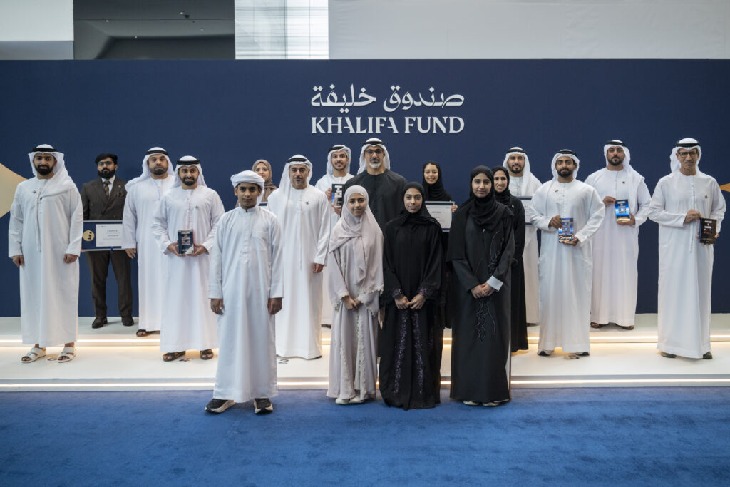 Khaled bin Mohamed bin Zayed meets winners of 2nd Khalifa Fund Entrepreneurship Competition