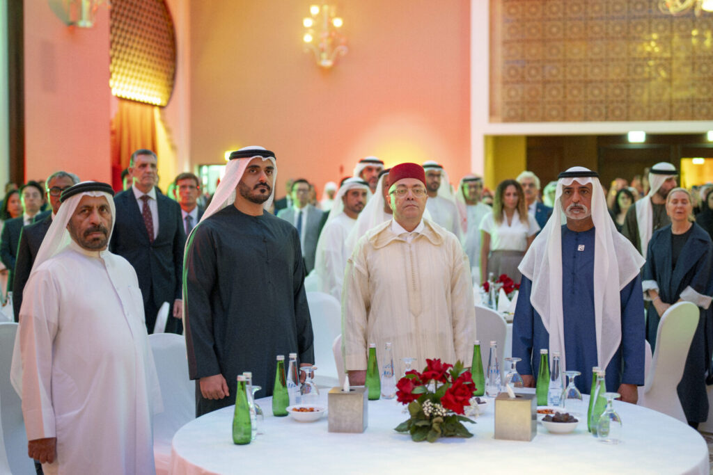 Zayed bin Mohamed bin Zayed, Nahyan bin Mubarak attend Moroccan embassy’s reception on Throne Day