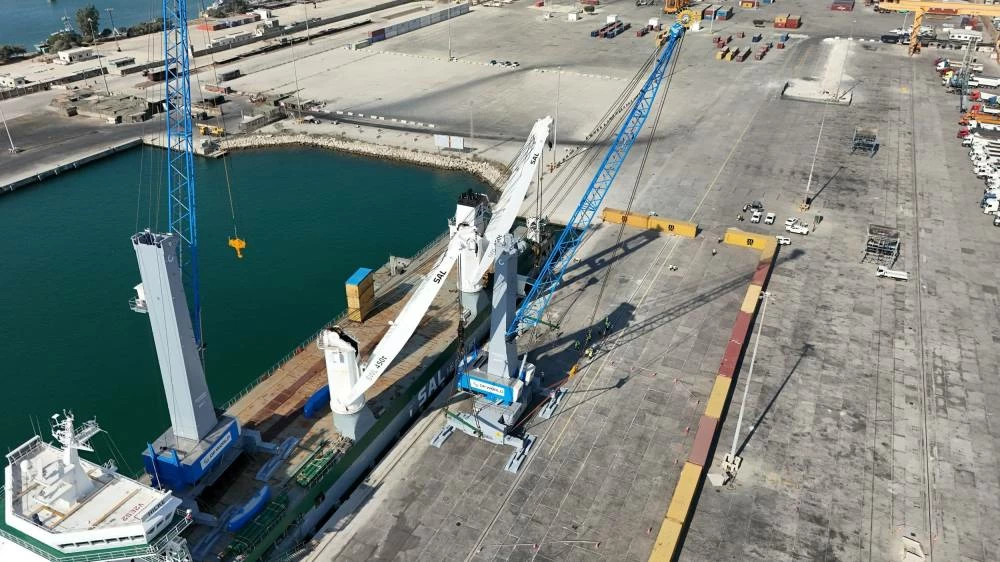 DP World boosts Syria’s Port of Tartous with delivery of three harbour cranes