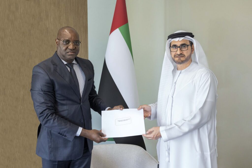 MoFA Undersecretary receives copy of credentials of Ambassador of Gabonese Republic