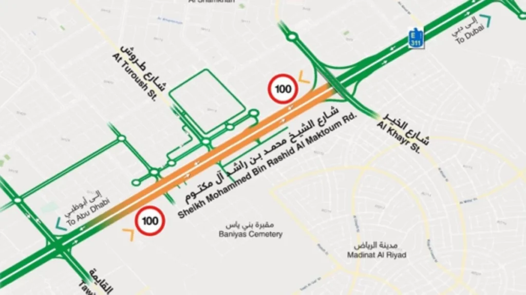 Abu Dhabi cuts speed limit to 100km/h on Sheikh Mohammed bin Rashid Al Maktoum Road from Monday