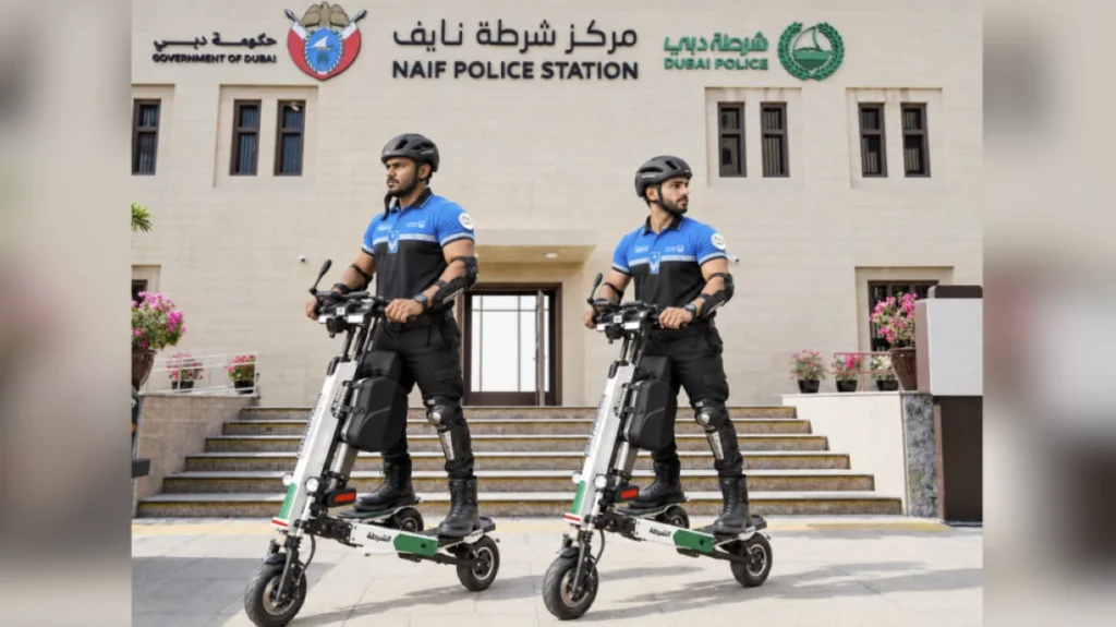 Dubai Police e-scooter patrol arrests three theft suspects within four minutes and recovers AED190,000