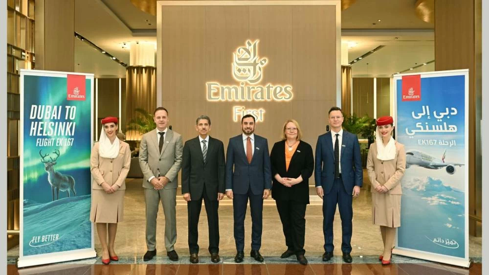 Emirates launches first Dubai-Helsinki flight, UAE-Finland’s only year-round direct link with daily A350 service